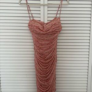 House of CB Pink Floral Mini Dress